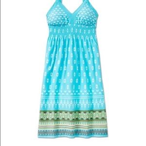 Athleta Tide Blue Bahia Border Dress